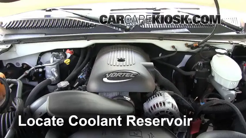 2004 Chevrolet Silverado 1500 LS 5.3L V8 FlexFuel Extended Cab Pickup (4 Door) Coolant (Antifreeze)
